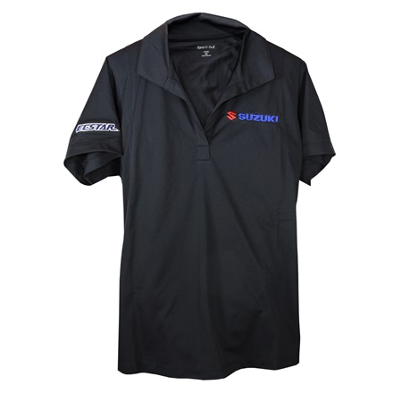 Women's SUZUKI ECSTAR Polo, Black picture