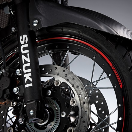 Front Wheel Decal, Red V-Strom picture