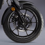 Rear Wheel Decal, Grey V-Strom