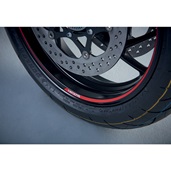 Red Suzuki Rim Decals