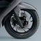 Front Wheel Decal (Blue/White V2) Image 1