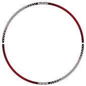 Front Wheel Decal (Red/White V1)